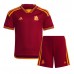 AS Roma Paulo Dybala #21 Dětské Oblečení Domácí Dres 2023-24 Krátkým Rukávem (+ trenýrky)